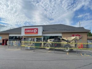 Circle K shingle roof replacement